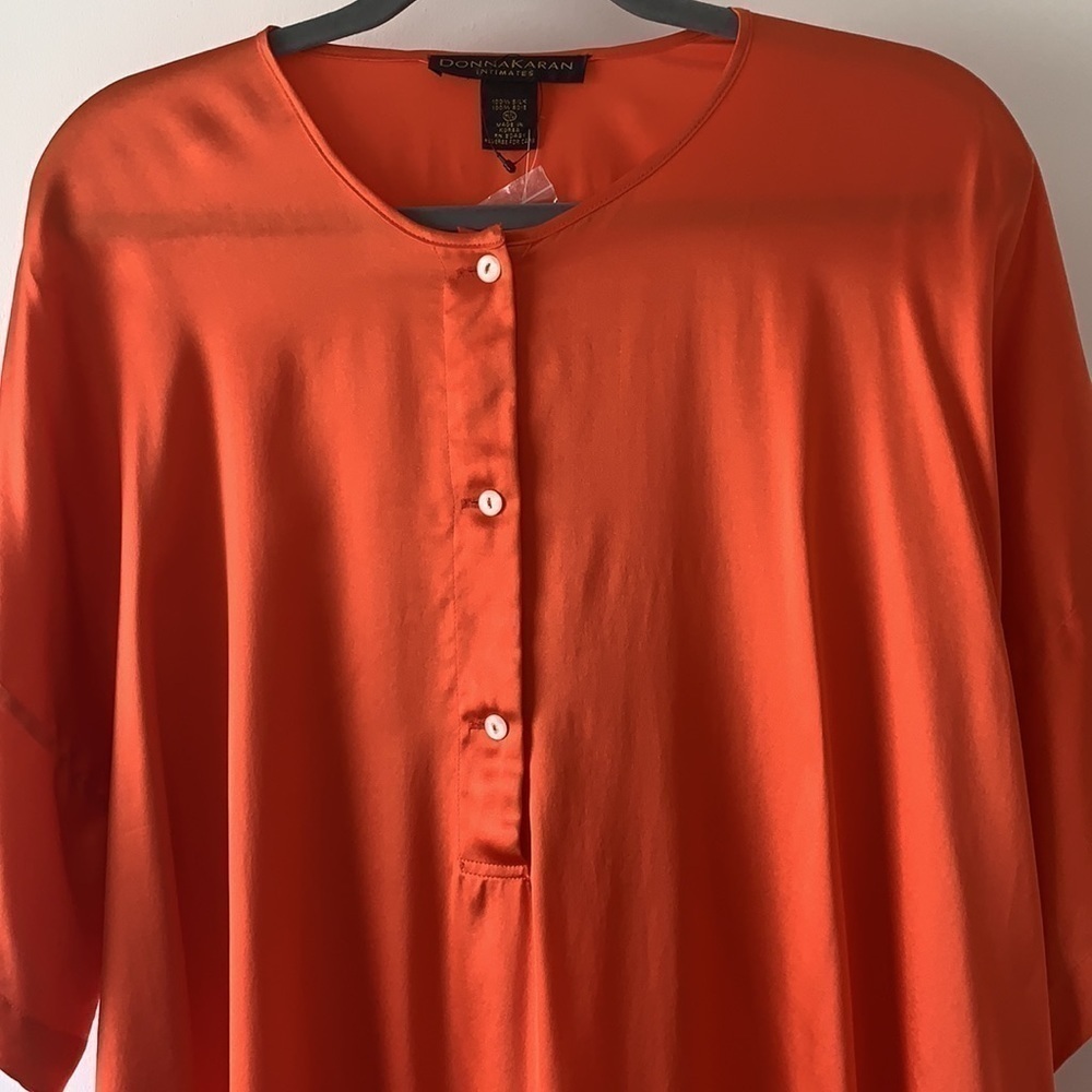 Donna Karan Intimates Silk Night Shirt M/L - Picture 2 of 8